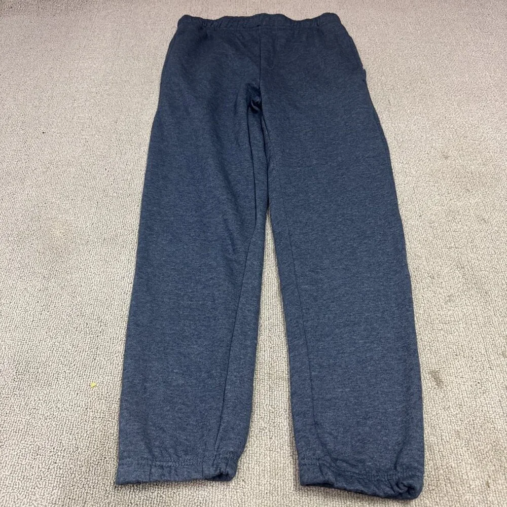Eddie Bauer Joggers Blue Elastic Waist Pockets Men’s Size Small